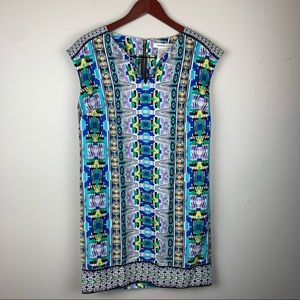 Laundry by Design Multi Color Print Shift dress
